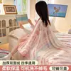 Manta Gruesa Clase A Manta de Sofá Colcha Siesta de Invierno Manta de Coral de Leche Franela Para Cama Todas las Estaciones Universal