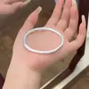 Pulsera de Plata Pura 9999 con Patrón de Hierba Rizada para Mujer, Pulsera Pequeña Tradicional de Jade Sólido, Joyería de Alta Gama, Regalo para Novia