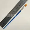 Procesamiento de varilla de plástico lana de nailon plana pluma plana pluma Gouline pincel para pintura al óleo digital vinilo yeso pincel para pintura cerámica