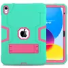 Adecuado para iPad (A16) 11 Ranuras para Bolígrafo Color Contrastante Robot Funda Protectora para Tableta iPad Pro13 Silicona Carcasa Anticaídas