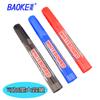 Baoke 399A marcador para pizarra blanca negro base agua borrable infantil colorido rojo y azul marcador para pizarra oficina venta al por mayor