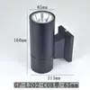 Lámpara de Pared LED Exterior Doble Cabezal Impermeable Exterior Balcón Terraza Poste de Puerta Patio de Villa Luz de Pared Exterior Envío Gratis