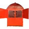 Puerta de doble propósito con valla ignífuga para mina, puerta ignífuga tipo MFHSL-2.2m * 3.3m, puerta de doble propósito con valla ignífuga