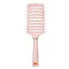 Pente Grande com Dentes Espaçados para Cabelos Cacheados, Ferramenta de Styling para Dar Volume, Pente com Almofada de Ar para Cabelos Longos, Pente Grande Curvo Massageador