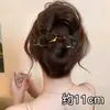Pinza de pelo elegante para mujer, pinza de torsión de alta gama para la parte posterior de la cabeza, pasador floral, accesorio para el cabello, pinza de cocodrilo