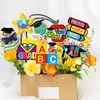 Decoración Europea y Americana para Fiesta de Graduación de Jardín de Infancia, Inserciones para Jarrón, Suministros de Decoración para Jarrón de Ceremonia de Graduación para Niños