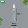 Frasco redondo de cola de ombro de 30/60/120/240 ml, frasco de coloração de tinta reembalado, enchimento de óleo, ponta de distribuição, frasco de compressão