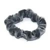 60 Colores Suministro Transfronterizo Color Puro Terciopelo Coreano Hilo Dorado Cerdo Intestino Delgado Anillo para el Cabello Elástico Accesorios para el Cabello Europeos y Americanos Tocado para Mujeres