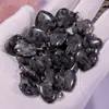 Puesto Ambulante Suministro Colgante Natural de Ágata de Cuarzo Rosa con Forma de Corazón Colgante de Collar Corazón Melocotón Joyería para Hombres y Mujeres Venta al por Mayor Accesorios de Corazón