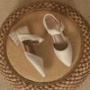 Zapatos de Salón Individuales de Moda para Mujer 2025 Verano Nuevos Huecos Transpirables Zapatos Mary Jane para Mujer Estilo Francés Zapatos Casuales Diarios para Mujer
