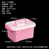 Caja de Almacenamiento de Plástico Organizador Transparente de Escritorio con Asa Caja de Almacenamiento para Snacks Caja de Almacenamiento para Coche Organizador de Juguetes