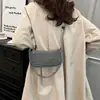 Bolso de Axila de Nicho Estilo Coreano para Mujer 2025 Verano Nueva Moda Bolso de Mano con Cadena Bolso Cruzado Pequeño de Hombro con Lentejuelas
