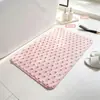 Alfombra de Baño Gruesa Antideslizante 3D Alfombra de Mesita de Noche para Dormitorio en Casa Felpudo para Recibidor Alfombra Absorbente de Agua para Suelo de Baño
