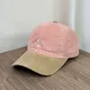 Gorra de béisbol de pana para otoño e invierno, versátil, con letra S, copa suave, tejido cepillado, estiliza el rostro, moderna y versátil, gorra de moda para hombre