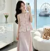 Chaleco de seda de calidad garantizada para mujeres de mediana edad, nueva prenda exterior versátil estilo chino, chaleco de seda de alta gama para mujer