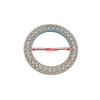 Hebilla de Nudo para Ropa Fija Artefacto Cintura Broche de Perla Metal Perla Hebilla para Prenda Hebilla para Toalla de Seda Aleación Hebilla Decorativa