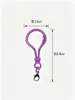 Accesorios para joyería DIY, llaveros de linterna coloridos, ganchos para bolsas de plástico, cierres colgantes, cierres de langosta acrílicos