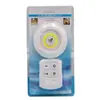 Luz nocturna mini de inducción transfronteriza COB control remoto inducción Luz Pat dormitorio armario gabinete luz táctil lámpara de mesita de noche