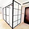 Fabricante de origen de Beijing Venta al por mayor Hotel Club Sala de ducha Partición de vidrio en forma de T Separación seca y húmeda Autolimpiante A prueba de explosiones
