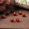 Doce Zodiaco Cuentas Sueltas Naturales Cuentas de Ágata Roja DIY Cuentas de Buda Pulsera Cuentas Redondas Cuentas Espaciadoras Accesorios de Joyería Fabricante Entrega Directa