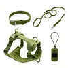 Arnés para Perro Estilo Chaleco Anti-Mordida Impermeable Correa de PVC Collar para Perro Fábrica de Origen