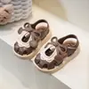 Pantuflas de Verano para Niñas y Niños, Antideslizantes para Baño Interior, Suela Suave, Sandalias de Dibujos Animados para Bebé