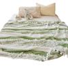 Manta Jacquard Cationica de Dos Tonos Terciopelo Nube, Manta Pequeña Fresca y Versátil para Sofá con Bolitas de Pelo Pequeñas, Manta para Siesta en la Oficina