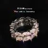 Anillo Versa High-set Classic Fleeing Princess Fila para Mujer Cobre Blanco Chapado en Oro Ins Europeo y Americano Anillo de Dedo Diario con Diamantes