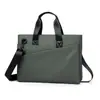 Bolsa Sencilla para Portátil Estilo Coreano para Hombre, Maletín de Negocios, Bolsa para Archivos de Portátil, Bolsa para Portátil de Tela Oxford