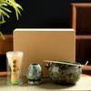 Conjunto de ferramentas de matcha estilo japonês conjunto de chá conjunto de chá conjunto conjunto de embalagem fornecimento transfronteiriço conjunto de matcha