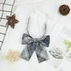 Estilo Universitario Japonés Corbata de Lazo JK Flor de Cuello Cuadros Suave Una Navaja Uniforme Popular en Internet Camisa de Chica Lazo Uniforme Escolar