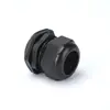 Conector de Cable Impermeable Tipo G Métrico Plástico de Nylon Conector Impermeable para Cable Sellado y Fijación Cabezal de Prensaestopas Recto