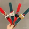 Pequeños Regalos Infantiles, Anillo a Presión Creativo, Pulsera de Peluche de Papá Noel, Anillo a Presión, Pequeños Regalos para Disfraces de Actividad de Jardín de Infancia