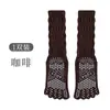 Calcetines de yoga antideslizantes con agarre, calcetines de cinco dedos para fitness y ejercicio, calcetines de verano transpirables para mujer para Pilates con dedos separados
