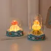 Lámpara de Noche Original Creativa de Concha y Erizo de Mar Lámpara de Atmósfera de Escritorio Adorno Kit de Materiales Hecho a Mano DIY Regalo de Vacaciones