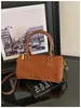 Bolso de mano retro de cuero esmerilado europeo y americano 2025, bolso de hombro de cuero PU moderno para mujer, bolso cruzado de alta calidad de moda