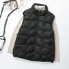 Chal de algodón con relleno de plumón, estilo nuevo 2026, corto, talla grande, para mujer, adecuado para otoño e invierno, diseñado para mujeres de mediana edad y mayores, proporcionando calidez