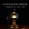 Lámpara de Bola de Cristal Real para Ofrenda, Lámpara de Loto Recargable, Lámpara de Buda de Cobre, Lámpara Frontal de Buda, Lámpara LED Eterna, Lámpara de Ofrenda para el Hogar