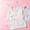 Ropa interior para niñas, Período de desarrollo de la pubertad de estudiantes de secundaria, Anti-exposición, Cómodo, Sujetador tipo chaleco sin varillas, Sujetador fino de verano