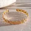 Gargantilla geométrica de estilo metalero europeo y americano con patrón de ondas y cruces, cadena vintage de alta gama transfronteriza para la clavícula, accesorio de cuello minimalista de nicho
