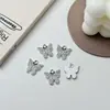 Acessórios de Joias Vintage Diamante Coração de Amor Borboleta Estrela Lua Pássaro do Amor Peixe Pequeno Colar Pingente DIY