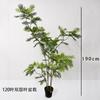Planta artificial bonsái hoja de doble capa Helecho bonsái planta verde china decoración de suelo para sala de estar decoración bambú hogar