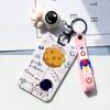 Juego de tarjetas de astronauta con carcasa rígida de plástico deslizante, tarjeta escolar para estudiantes, tarjeta de comida, cubierta protectora de una tarjeta, fábrica al por mayor con relieve