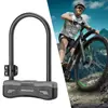 Candado en U para Bicicleta con Soporte de Montaje Candado en U para Bicicleta con 2 Llaves Candado Antirrobo para Bicicleta de Carretera de Montaña Eléctrica