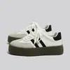 Zapatillas de Entrenamiento Alemanas para Mujer 2025 Nuevas Primavera y Otoño Suela Gruesa Tenis Blancos Retro Casual Tenis Deportivos