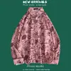 Camisa de Manga Larga con Caída de Alta Calidad para Primavera y Otoño Estilo Coreano Ins Tendencia Desaliñado Atractivo Nicho Celebridad de Internet Estilo Hong Kong Holgada Camisa Floral
