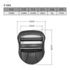Accesorios Bolsa de Plástico Hebilla Ajustable Hebilla Doble de Cuatro Pasadores Hebilla de Correa Hebilla de Escalera Ajustable para Bolsa Hebilla de Plástico