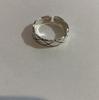 Anillo coreano de plata de ley 925 con diseño irregular, sencillo y moderno, para mujer, 2021