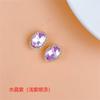 Pingentes de Vidro Multicolorido Transfronteiriço Gota D'água Girassol Pera Costurado à Mão Pedra Strass DIY Acessórios de Cabelo Sapatos Acessórios de Vestuário Diamante Colorido