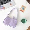 Verano Lindo pu Bolso Pequeño Bolso de Axila Estilo Coreano ins Moderno Simple Combinable Casual Color Sólido Bolso de Hombro Bolso de Mujer